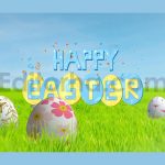 دانلود پروژه آماده افترافکت: وله عید نوروز همراه با موسیقی Happy Easter II | After Effects