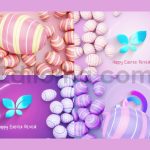 دانلود پروژه آماده پریمیر: لوگوموشن تخم مرغ رنگی عید Happy Easter Reveal