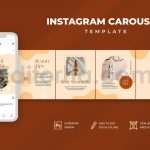 دانلود مجموعه 5تایی لایه باز قالب اینستاگرام معرفی محصولات Instagram Carousel