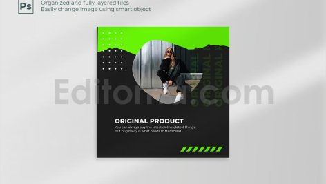 دانلود مجموعه ۹تایی لایه باز قالب اینستاگرام Instagram Template