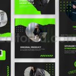 دانلود مجموعه 9تایی لایه باز قالب اینستاگرام Instagram Template