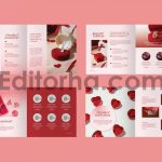فایل لایه باز و قالب آماده بروشور و کاتالوگ طلا و جواهرات4