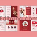 فایل لایه باز و قالب آماده بروشور و کاتالوگ طلا و جواهرات3