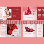 فایل لایه باز و قالب آماده بروشور و کاتالوگ طلا و جواهرات2