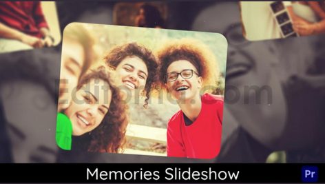 دانلود پروژه آماده پریمیر: اسلایدشو مینیمال همراه با موسیقی Memories Slide Show