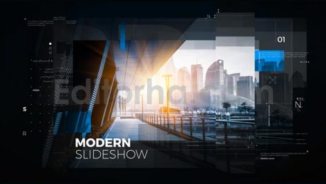دانلود پروژه آماده افترافکت: اسلایدشو مدرن Modern Slideshow