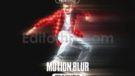 دانلود افکت عکس موشن بلور (تاری حرکت) Motion Blur Photo Effect