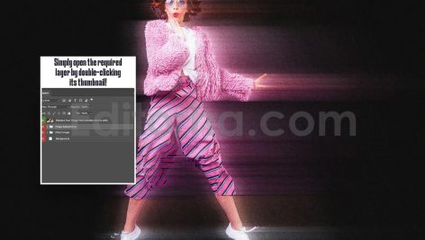 دانلود افکت عکس موشن بلور (تاری حرکت) Motion Blur Photo Effect