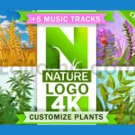 دانلود پروژه آماده افترافکت: لوگو طبیعت Nature Eco Plants Logo