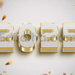 دانلود افکت متن سال جدید میلادی 2025 New Year 2025 Editable Text Effect Set