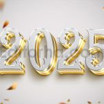 دانلود افکت متن سال جدید میلادی 2025 New Year 2025 Editable Text Effect Set
