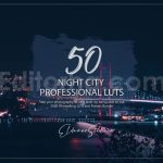 دانلود 50 پریست رنگی LUT برای فضای شهری شب night city luts and presets