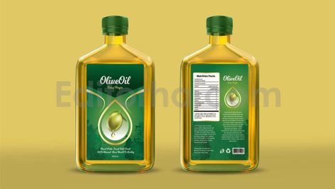 طراحی لیبل روغن زیتون