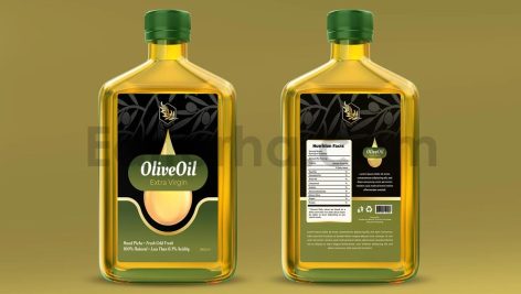 طراحی لیبل روغن زیتون2