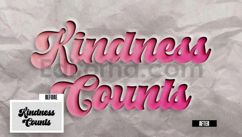 دانلود افکت عکس کاغذ برش خورده برای متن Paper Cut Out Text Effect