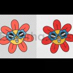 دانلود افکت عکس چاپ هافتون کاغذی Paper halftone printing effect