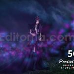 دانلود 50 اکشن فتوشاپ ذرات نورانی 50 particle dust photo overlays