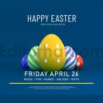 پروژه آماده پریمیر: لوگوموشن تخم مرغ رنگی Happy Easter
