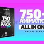 پروژه آماده افترافکت: پکیج جامع موشن گرافیک با موسیقی Graphic Pack | GFX