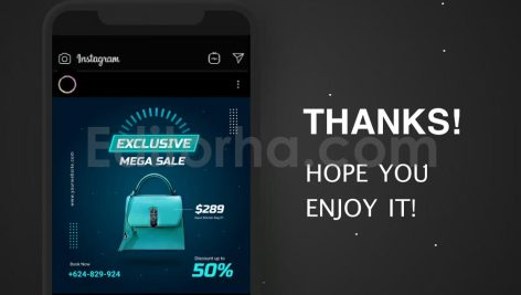 دانلود مجموعه لایه باز قالب اینستاگرام تخفیف کالا Sale Instagram