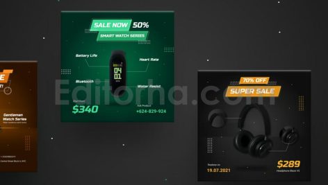 دانلود مجموعه لایه باز قالب اینستاگرام تخفیف کالا Sale Instagram