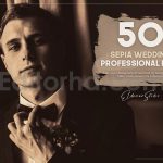 دانلود 50 پریست LUT رنگ سپیا برای عروسی 50 sepia wedding luts pack