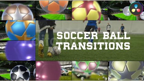 پروژه آماده داوینچی ریزالو: ترانزیشن فوتبالی با موسیقی Soccer Ball Transitions
