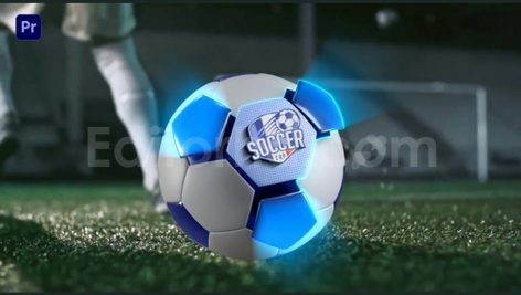 دانلود پروژه آماده افترافکت: لوگو ترانزیشن فوتبال Soccer Logo Transition
