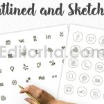دانلود مجموعه ۳۶تایی آیکون شبکه های اجتماعی Social Media Icons Large Set