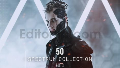 دانلود 50 پریست اصلاح رنگ تم طیف رنگی 50 spectrum lut and presets collection