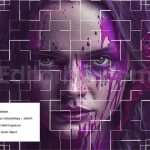دانلود افکت عکس هافتون طرح موزاییکی Tiles Halftone Photo Effect