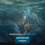 دانلود افکت عکس زیر آب Underwater effect photo overlays transparent PNG