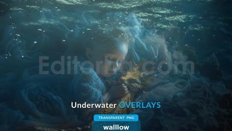 دانلود افکت عکس زیر آب Underwater effect photo overlays transparent PNG