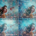 دانلود افکت عکس زیر آب Underwater effect photo overlays transparent PNG