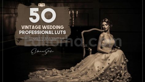 دانلود 50 پریست رنگی LUT کلاسیک برای عروسی vintage wedding luts
