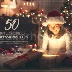 دانلود 50 اکشن فتوشاپ و پریست LUT زمستانی winter wonder luts and presets