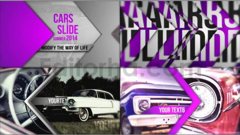 دانلود پروژه آماده افترافکت: اسلایدشو ماشین Cars Slide Show
