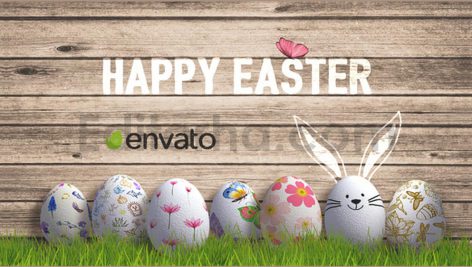 دانلود پروژه آماده افترافکت: تخم مرغ رنگی Happy Easter | After Effects Template