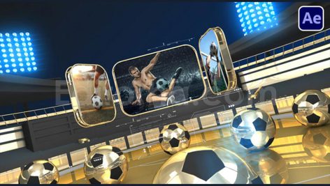 دانلود پروژه آماده افترافکت: لوگوموشن ترانزیشنی فوتبال Soccer Bumper