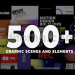 پروژه آماده افترافکت: پکیج 500 عددی موشن گرافیک 500+ Graphic Pack