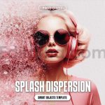 دانلود افکت پراکندگی اجزای عکس - اسپلش رنگ Splash dispersion photo effect