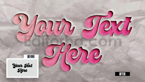 دانلود افکت عکس کاغذ برش خورده برای متن Paper Cut Out Text Effect