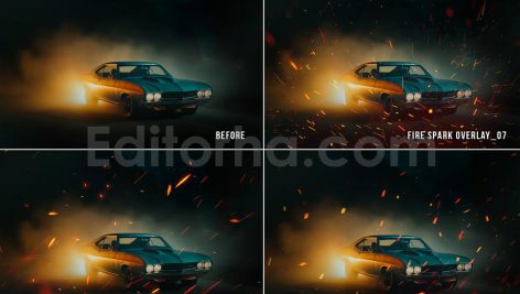 دانلود افکت عکس ذرات آتش Fire spark transparent png photoshop