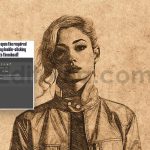 دانلود افکت عکس طراحی با مداد Pencil drawing photo effect