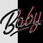 دانلود افکت نئونی و درخشان برای متن و لوگو bright text and logo effect