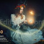 دانلود 50 اکشن فتوشاپ افکت نور جادویی 50 magic photo overlays