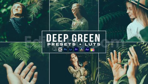 دانلود پریست رنگی LUT سبز برای پریمیر پرو green presets luts premiere