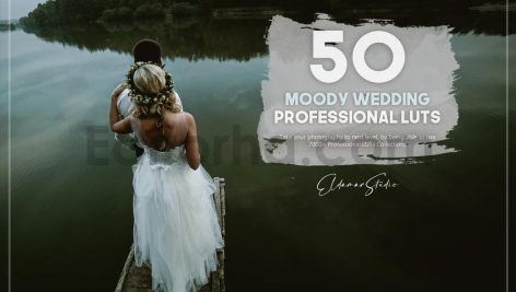 دانلود 50 پریست LUT رنگی عروسی 50 moody wedding luts pack