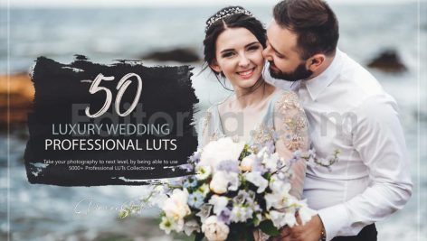 دانلود 50 پریست رنگی LUT عروسی لاکچری 50 luxury wedding luts pack