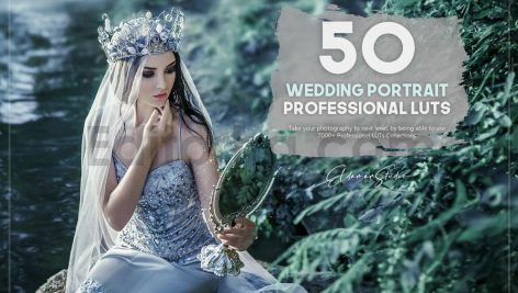 دانلود 50 پریست رنگی LUT حرفه ای عروسی 50 wedding portrait luts pack